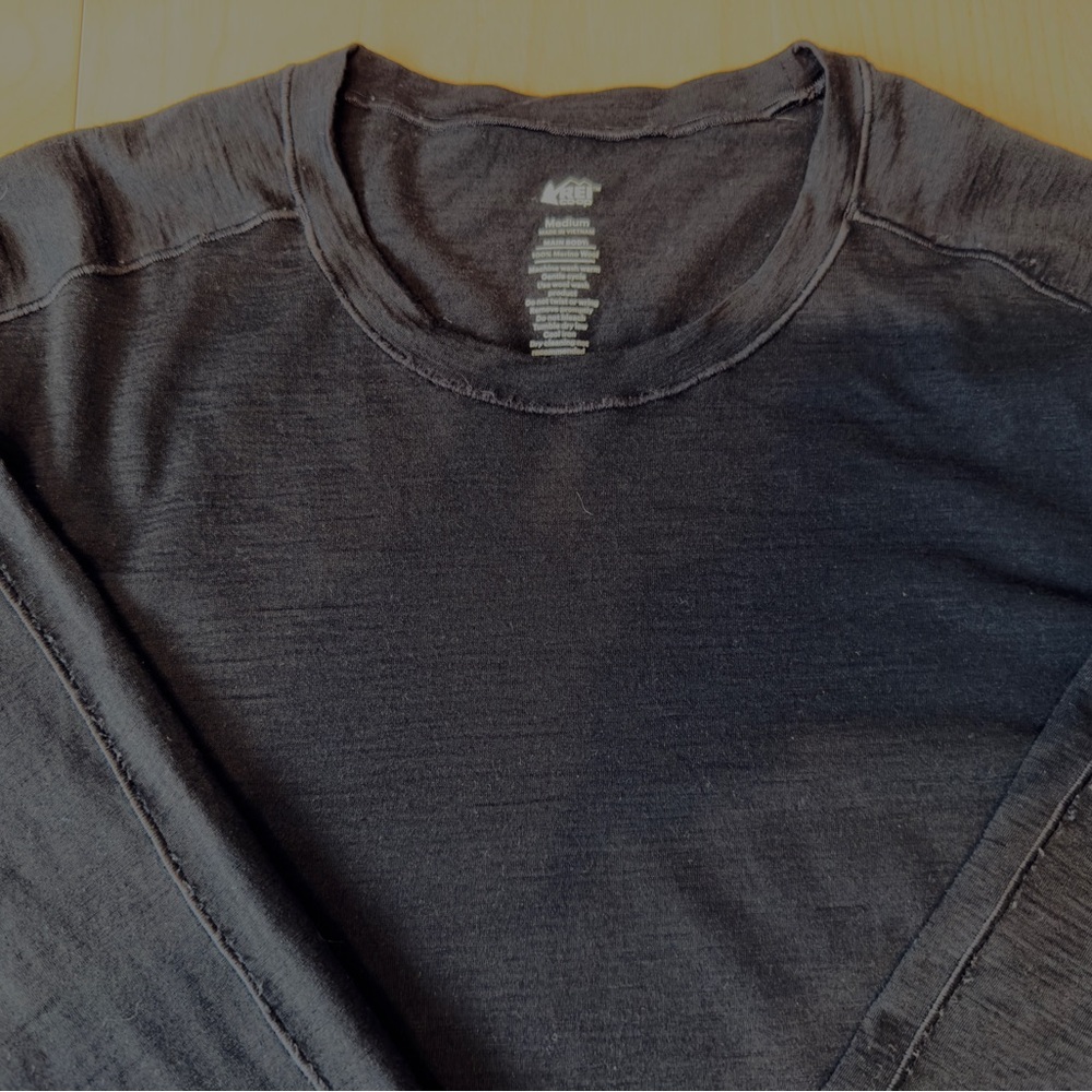 Merino 185 Long-Sleeve Base Layer Top - Men's Black